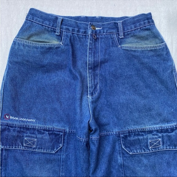 Vintage baggy zip off leg jean and shorts by Urban Jeanswear - Picture 7 of 9